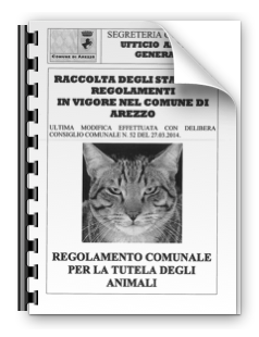 Comune di Arezzo: Nuovo regolamento per la tutela degli animali